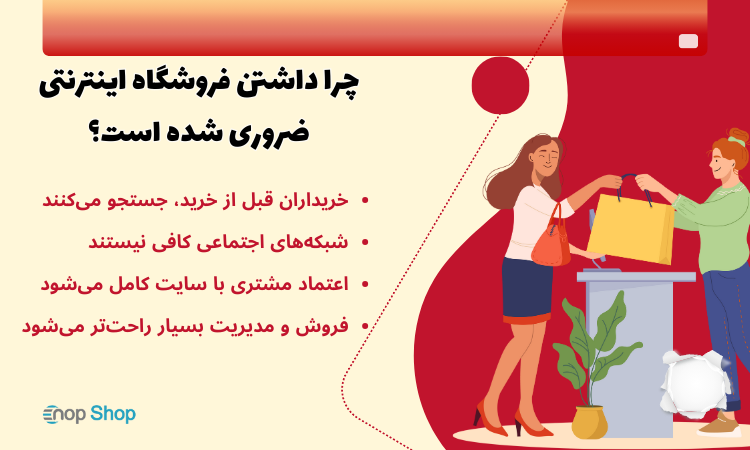 چرا داشتن فروشگاه اینترنتی ضروری شده است؟