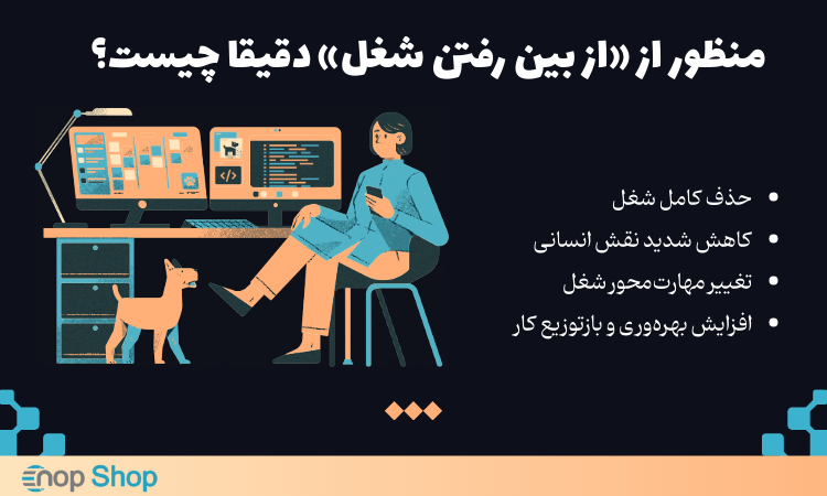 منظور از «از بین رفتن شغل» دقیقا چیست؟