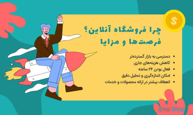 چرا فروشگاه آنلاین؟ فرصت‌ها و مزایا