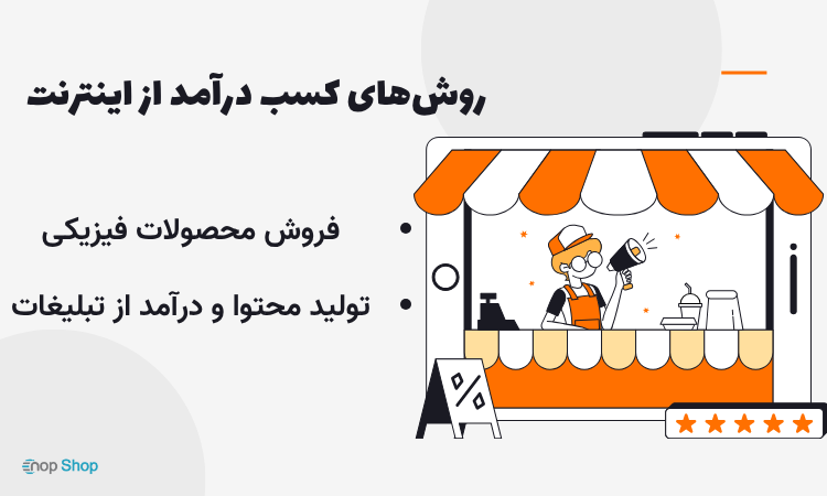 روشهای کسب درآمد از اینترنت