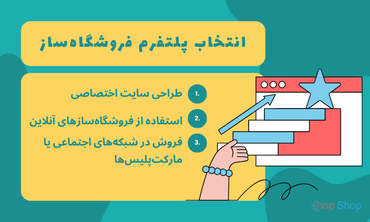 انتخاب پلتفرم فروشگاه‌ساز