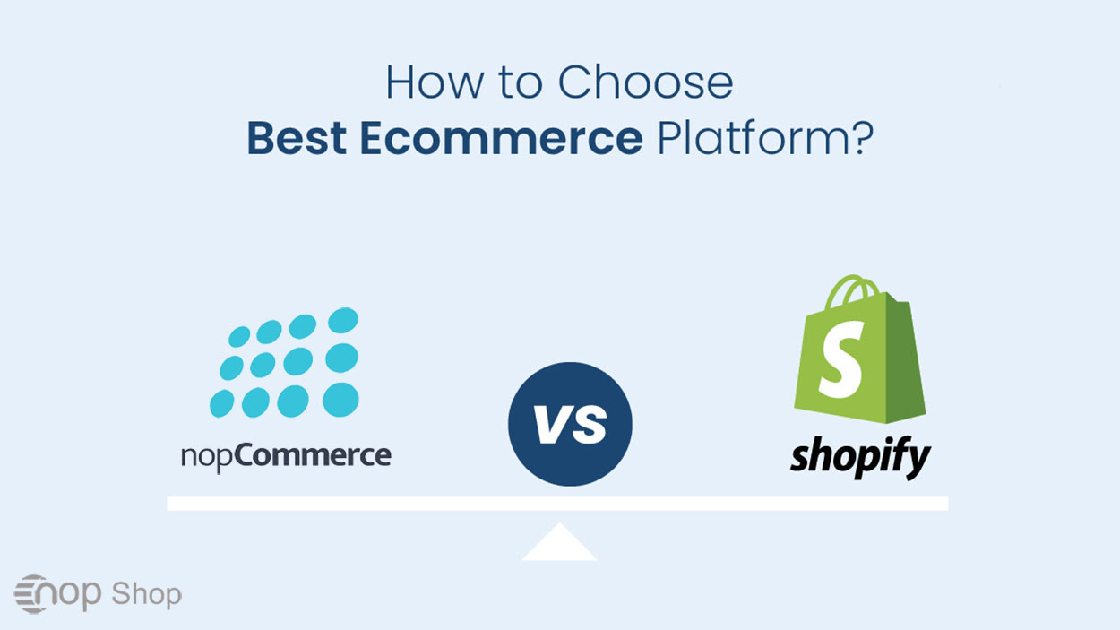 مقایسه قیمت بین Shopify و NopCommerce
