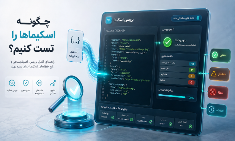 چگونه اسکیماها را تست کنیم؟