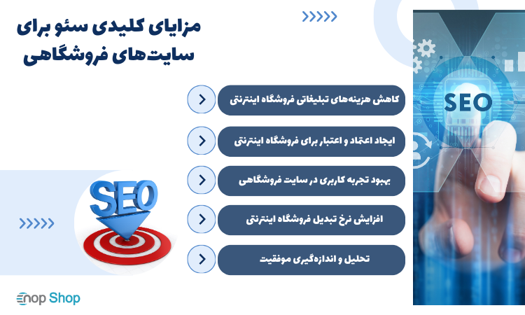 مزایای سئو برای سایت های فروشگاهی 
